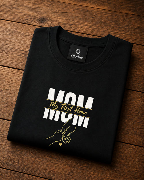 MOM – My First Home Terry Oversized Unisex T-Shirt