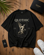 Qlothic “Legacy Is Loud” Graphic T-Shirt – Premium Oversized Black Tee